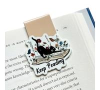 Magnetic Bookmarks for Women, Cute Book Cat Markers for Reading Lovers, Strong Page Clips for Students & Teachers, Unique Book Cat Gifts for Women Men, Book Club Gift Ideas for Readers