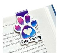 Magnetic Bookmarks for Women, Cute Dog Paw Book Markers for Reading Lovers, Strong Page Clips for Students & Teachers, Unique Dog Paw Gifts for Women Men, Book Club Gift Ideas for Readers