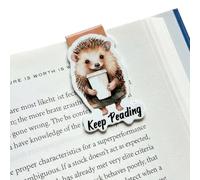 Magnetic Bookmarks for Women, Cute Hedgehog Book Markers for Reading Lovers, Strong Page Clips for Students & Teachers, Unique Hedgehog Gifts for Women Men, Book Club Gift Ideas for Readers