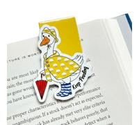 Magnetic Bookmarks for Women, Cute Raincoat Goose Book Markers for Reading Lovers, Strong Page Clips for Students & Teachers, Unique Goose Gifts for Women Men, Book Club Gift Ideas for Readers