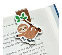 Magnetic Bookmarks for Women, Cute Sloth Book Markers for Reading Lovers, Strong Page Clips for Students & Teachers, Unique Sloth Gifts for Women Men, Book Club Gift Ideas for Readers