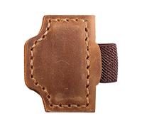 Magnetic Bookmarks, Journal Clip, PU Leather Design, Pen Holder Feature, Book Mark Aesthetic Organizer, Decorative Stationery for Women Men Students Readers Travelers Notebook 1.96x1.35in