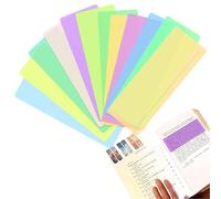 Magnetic Bookmarks & Reading Guide Strips Set, Reusable Magnetic Page Markers, Thin Bookmark Rulers for Books, Textbooks & Magazines, Ideal for Students, Book Lovers & Home School(Landscape)