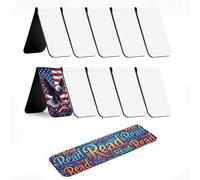 Magnetic Bookmarks Sublimation Blanks 2x6 Inch 50 PCS
