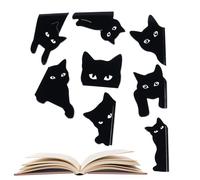 Magnetic Bookmarks with Clip | 8 Pack Non-Slip Reading Accessories | Divider for Office - For Home Office Classroom Library Textbook Daily Children Students