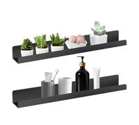 Magnetic Bookshelf, Metal Floating Book Display Stand with Acrylic Board for Whiteboard, Refrigerator or Locker, Space Saving Shelf Organizer for Home Office