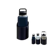 Magnetic Bottle Mounts for 46, 50, 64 oz, Portable Water Bottle Storage Rack, Strong Magnet Truck Cup Holders, 3D Printed Magnetic Jug Holder for Golf Cart Tractor Bus Lawnmower (46 oz)
