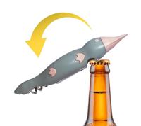 Magnetic Bottle Opener for Refrigerator, Can Opener Sticks to Metal Surfaces, Flat Bird Beak Design Drink Opener, for Kitchen, Bar, Camping, Travel