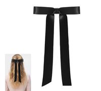 Magnetic Bow Clip, Magnetic Hair Bow Clips with Seamless 2-in-1 Design, Strong Hold No-Slip Magnetics Hair Clips for Styling, Elegant Hair Accessories for Everyday Use (Black)