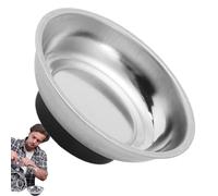 Magnetic Bowl for Screws - Stainless Steel Parts Tray with Magnet, Bolt Holder Tray for Workshop | Magnetic Dish for Screws and Small Parts, Workbench Organizer for Tools and Parts