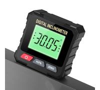 Magnetic Box 4 Sided - Digital Angle Finder, Backlit Lcd Angle Measuring Tool, Adjustable Magnetic Base, Accurate Measurement | For Construction Woodworking Golf Design Home Renovation Professional
