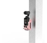 Magnetic Bracket Two-Jaw Magnetic Back Clip Adapte For DJI OSMO Pocket 3 Accessories Multi-Functional Expansion Cage Aluminum Utility Frame Protective Case Expansion Accessories (Pink)