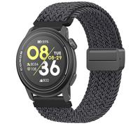 Magnetic Braided Bands for Coros Pace 3 / Pace Pro/Apex 2 Pro/Apex Pro/Apex 46mm Watch Band, Soft Nylon Braided Elastic Replacement Strap for Women Men (Graphite)
