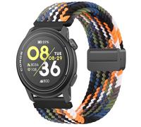 Magnetic Braided Bands for Coros Pace 3 / Pace Pro/Apex 2 Pro/Apex Pro/Apex 46mm Watch Band, Soft Nylon Braided Elastic Replacement Strap for Women Men (Denim)