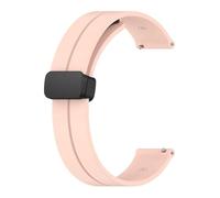 Magnetic Buckle Strap Compatible with Venu 3/Forerunner 255 Music/Vivoactive 4/Vivoactive 3 Band Venu 2 Plus 20 22mm Silicone Sports(Pink,20mm)