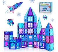 Magnetic Building Blocks Kids Boy Girl Toys Age 3-4 Stronger Magnetic Tiles 3D Princess Castle Toy for Kid Age 4 5 6 7 8 Learning Educational Construction Gifts for 3+ Year Old Boy Girl Birthday Gift
