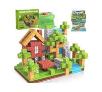 Magnetic Building Blocks Set for Kids Ages 3-8, Creative Magnet Toy, Build Your Own Magnetic World, Fidget Construction Cubes Kit (Forest Adventure 100 pieces)