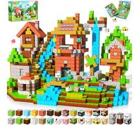 Magnetic Building Blocks with Magic River Adventures: 300 Pieces Magnetic Building Blocks - Build Your Own Treasure Hunt with Figures and Creative Landscapes!