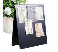 Magnetic Bulletin Board, Dry Erase Poetry Display, Non-Slip Magnetic Bulletin Board for Cupboard Photos, Glue, Notes, Classroom, Home, Dormitory School