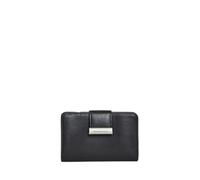 Magnetic Button Wallet for Women Mandarina Duck Hera 3,0 Noir 11x13x3,5 cm