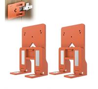 Magnetic Cabinet Door Hinge Spacer, Hinge Alignment Tool with Scale for Easy Installation, Achieve Perfect 2.6mm Door Gaps, Strong Magnetic Jig, Compatible with 35mm Hinges (2pcs no Drill bit)