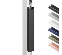 Magnetic Cable Management Tray - Stainless Steel Cable Channel with Magnetic Mount - Desk & Under-Desk Organization - Cable Organizer by Desktronic