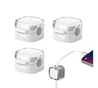 Magnetic Cable Organiser, Magnetic Cable Holder, Wire Storage Holder, Cable Organiser, Wire Coast Under Desk Cable Binding for Desktop, Wall Charging