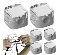 Magnetic Cable Organizer, Magnetic Cable Clips | Cord Organizer for Cable Ties, Telephone Cord Holder, Cord Clips, Adhesive Management, Co-Holder