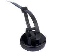 Magnetic Cable Tie Holder, Management Zip Mount, Space-Saving Cord Organizer for Workshop, Heavy Duty Bracket for Backyard, Tool House Magnet Base for Garden Study, Basement Working Space