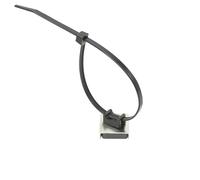 Magnetic Cable Tie Mount at Home, Office, or Classroom - 26 x 23 x 6.3mm Thick - 6.1kg Pull