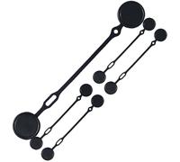 Magnetic Cable Ties - 5-Pack Cable Management | Reusable Silicone Twist Ties for Electronic Data Cables, Twist Tie Fastening, Flexible Magnet Holder LoóPš, 12.5cm & 18.5cm