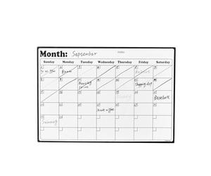 Magnetic Calendar for Refrigerator - Anti-Stain Monthly Planner Chalkboard - Fridge Calendar 43 x 30 cm | For Home Family Kitchen Shopping Lists Planning Charters