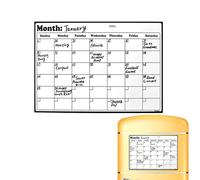 Magnetic Calendar for Refrigerator | Anti-Stain Monthly Planner Chalkboard - Magnetic Monthly Fridge Calendar 43 x 30 cm, for Family Appointments, Shopping Lists Deadlines and Meals in