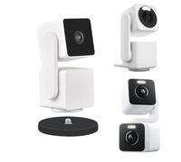 Magnetic Camera Mount Compatible with WYZE Cam Pan V3, Pan V4, WYZE Duo Cam Security Camera, 1/4" Thread Camera Magnetic Mount, Rubber Coated Base for Iron Surface, 1Pack