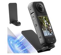 Magnetic Camera Mount for Insta360 X5/X4/X3/Go3s, Adjustable 360° Base Stand with Silicone Pad, Compatible with DJI Osmo Pocket/Action Cameras, Outdoor/Bike Mount