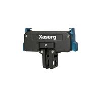 Magnetic Camera Mounting Base for DJI Osmo Action 6 and Nano, 360° Rotation All Metal Quick Release Mount with 1/4 Inch Screw Hole and Two Claw Interface, Foldable Extension Mount