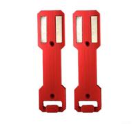 Magnetic Can Holder 2 Pack for and Spray Tanks Strong Magnet Secures Cans on Metal Surfaces Slim Design Saves Shelf Space in Workshop Areas (red)