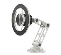 Magnetic Car Mount: Adjustable Folding Arm, Strong Non-Slip Grip, Stable and Secure Fixing, Stylish Interior Design | for Vehicle Dashboard, Windshield, Navigation, Gui