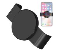 Magnetic Car Mount Clamp: Attach a Metal Clip Attachment, Sturdy Mobile Holder | Accept Compact Magnet with Anti-Slip Grip, Installation of the Dashboard