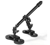 Magnetic Car Mount for Insta360, N52 Strong Grip 360 Camera Mount for Cinematic Low-Angle Driving Shots, All-Weather Metal Surface Mount, Quick-Release Base, Compatible with GoPro and X5/X4/X3/GO 3S