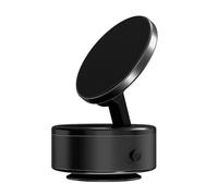 Magnetic Car Phone Holder - 8/7.8/6.8 Inches Adjustable Suction Mounts for Dashboard, Strong Magnetics Vacuum Grip with Easy Installation, Phones Mount for Smartphones, Portable Use