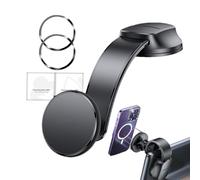 Magnetic Car Phone Holder | Folding Mobile Phone Cradle - Central Console Phone Mount - For Sedan Trucks SUV Drivers Travellers Travel Commuting Navigation Users