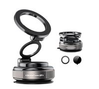 Magnetic Car Phone Holder for MagSafe: 28+LBS Strong Suction Vacuum Phone Mount for Men/Women - 360° Rotatable Adjustable Portable Cell Phone Stand for iPhone 12-16 Pro Max Plus (Obsidian Black)