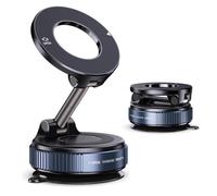 Magnetic Car Phone Holder for VW T-Roc R-Line 2020-2025, Suction Phone Mount 360° Rotatable, Foldable & Adjustable Vacuum Magnetic Car Mount,Black