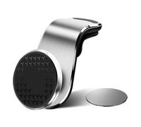 Magnetic Car Phone Holder Mobile Support For The Car Cell phone Support Mobile Door For Auto For Xi&ao&mi(Standard Silver)