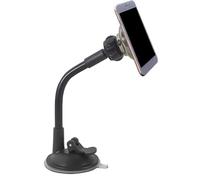 Magnetic Car Phone Holder - Suction Cup Cell Phone Mount, Dashboard Windshield Adjustable Stand | Mobile Holder Smartphones, Universal Vehicle Mount For Driving, Navigation, Travel, Work, Daily Use