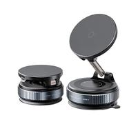 Magnetic Car Phone Holder | Wireless Charger With 360 Degree Rotation | 360 Adjustable Vacuum Magnetic Phone Holder - For SUV Truck Sedan Car Dashboard Navigation Desk Mirror