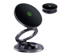 Magnetic Car Phone Mount - Auto Dashboard Stand for Trucks, SUVs, RVs, Ideal for Drivers, Travelers & Delivery Personnel, Perfect for Road Trips & Daily Commutes