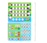 Magnetic Car Potty Training Chart Set, 25x30cm/9.84x11.81in Reusable Potty Training Chart with 28 Magnetic Chips & 4 Instruction Cards for Toddlers Kids Bathroom Toilet Train Tool