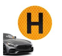 Magnetic Car Signs Sticker - Spanish Magnet Bumper Decals with H Sign | Automotive Supplies for Motorcycle Fridge Home Panel Travel Business Motor Vehicle Decor